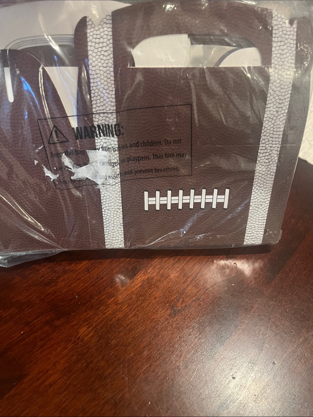 Brown Football treat Boxes